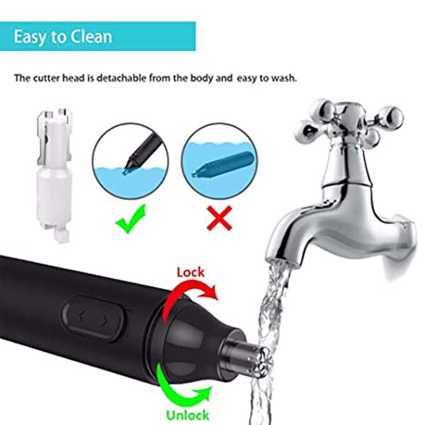 Waterproof Nose Hair Removal Trimmer-4
