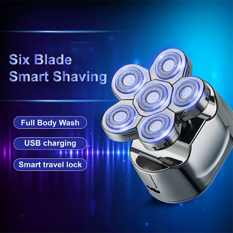 Six-Blades-Shaver